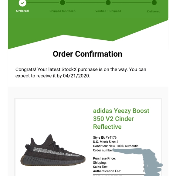 Stockx cinder reflective Clearance